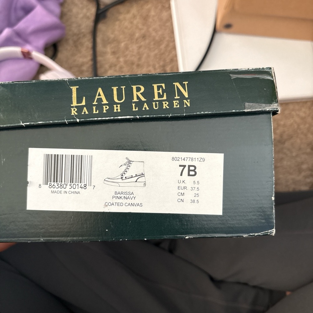 Lauren Ralph Lauren Pinkway Canvas Sneakers
